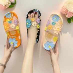 New Cute Floral Slipper