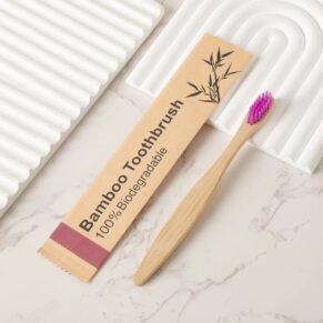 প্লাস্টিক মুক্ত স্বাস্থ্যকর প্রিমিয়াম কাঠের টুথব্রাশ