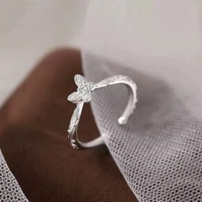 রুপার প্রজাপতি আংটি SR11