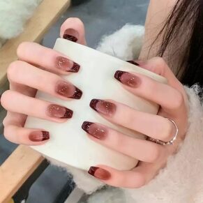 Nails N23 – ২৪ পিসের নখ সেট গ্লু সহ