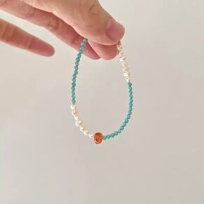 আসল ও ন্যাচারাল পার্ল বা মুক্তা'র ব্রেসলেট PB01