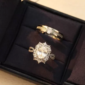 কাপল রিং - প্রপোজাল ফিঙ্গার রিং সেট CFR01