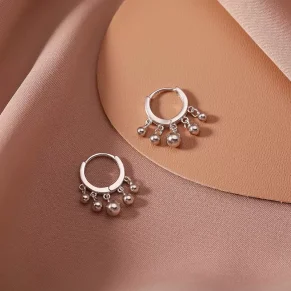 925 রূপা ঝুমুর ইয়াররিং SE51